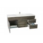 Berge Dark Grey Wall Hung 1200 Cabinet Only